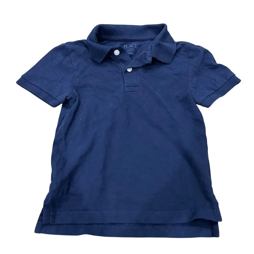 The Children's Place Navy Collared Top Size XS (4)